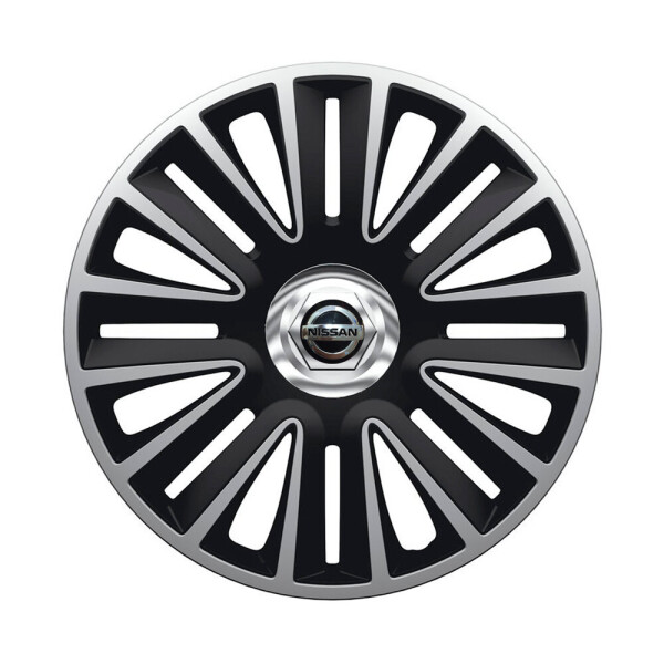 

Автомобильные колпаки Argo Quadro Pro Silver-Black R13 4 шт. (с логотипом Nissan)