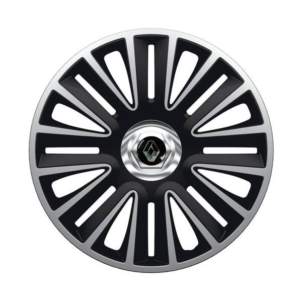 

Автомобильные колпаки Argo Quadro Pro Silver-Black R16 4 шт. (с логотипом Renault)