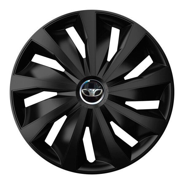 

Автомобильные колпаки 4 Racing Grip Pro Black R13 4 шт. (с логотипом Daewoo)
