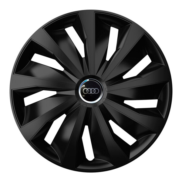 

Автомобильные колпаки 4 Racing Grip Pro Black R16 4 шт. (с логотипом Audi)