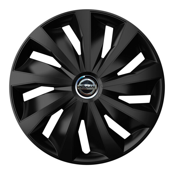 

Автомобильные колпаки 4 Racing Grip Pro Black R16 4 шт. (с логотипом Nissan)