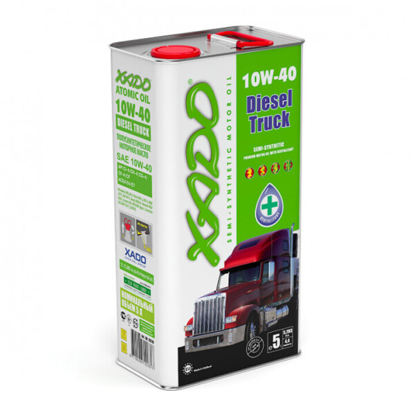 

Полусинтетическое моторное масло XADO Atomic Oil 10W-40 Diesel Truck (20л)