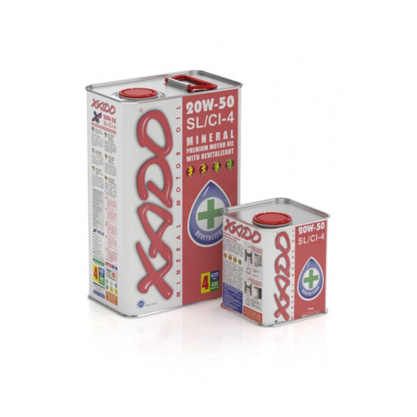 

Минеральное моторное масло XADO Atomic Oil 20W-50 SL/CI-4 (20л)
