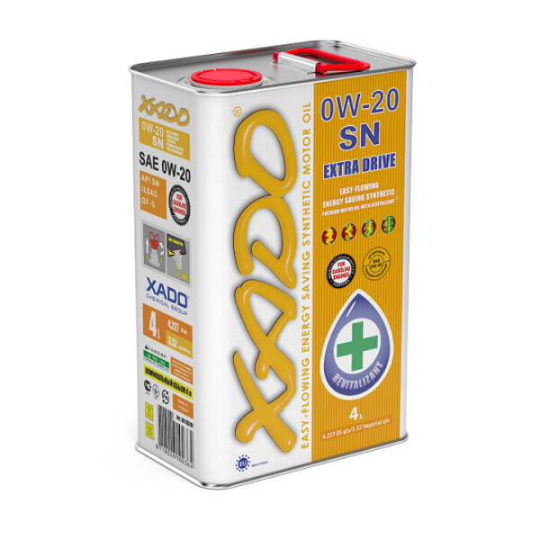 

Синтетическое моторное масло XADO Atomic Oil 0W-20 SN (4л)