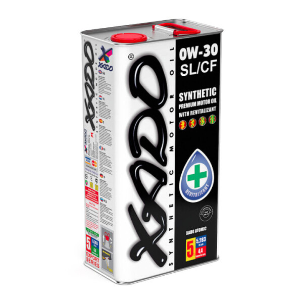

Cинтетическое моторное масло XADO Atomic Oil 0W-30 SL/CF (5л)