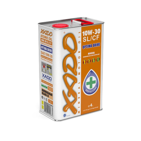 

Минеральное моторное масло XADO Atomic Oil 10W-30 SL/CF (4л)