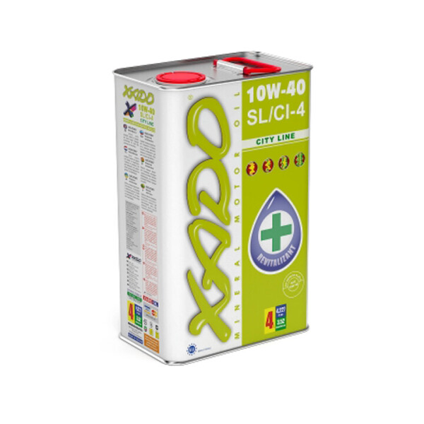 

Минеральное моторное масло XADO Atomic Oil 10W-40 SL/CI-4 City Line (1л)
