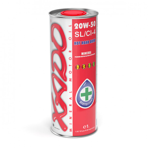 

Минеральное моторное масло XADO Atomic Oil 20W-50 SL/CI-4 (1л)