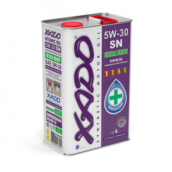 

Синтетическое моторное масло XADO Atomic Oil 5W-30 SN (4л)