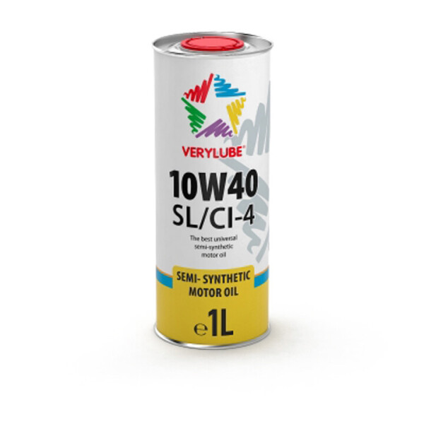 

Полусинтетическое моторное масло Verylube 10W-40 SL/CI-4 (1л)