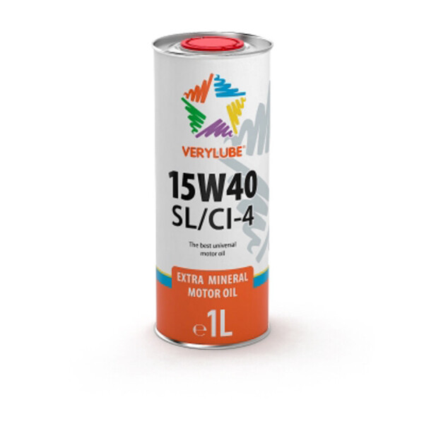 

Минеральное моторное масло Verylube 15W-40 SL/CI-4 (1л)