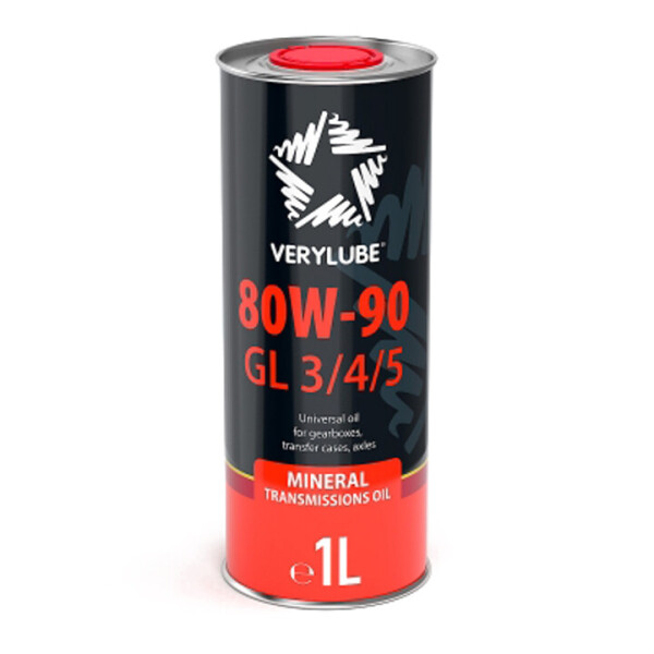 

Минеральное трансмиссионное масло Verylube 80W-90 GL 3/4/5 (1л)