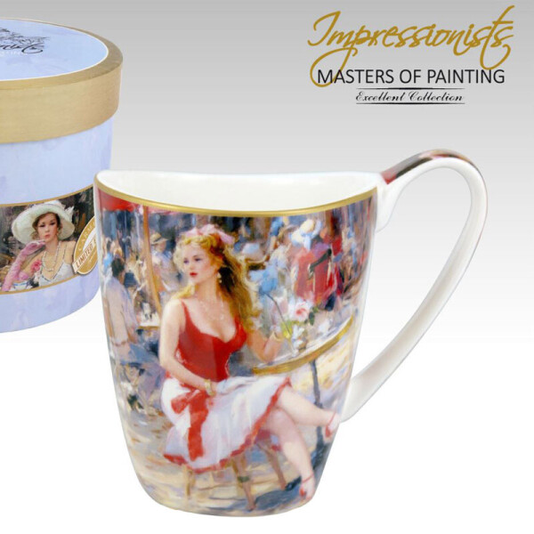 

Кружка фарфоровая Виолетта в кафе Carmani 045-0524
