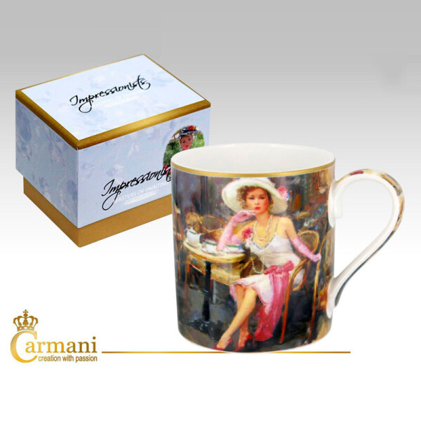

Кружка фарфоровая Виолетта в кафе Carmani 045-0125