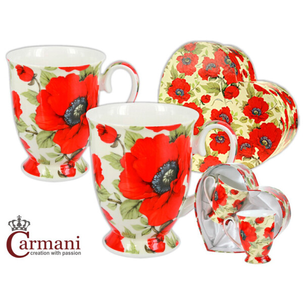 

Набор 2 кружки Маки Carmani SS33067