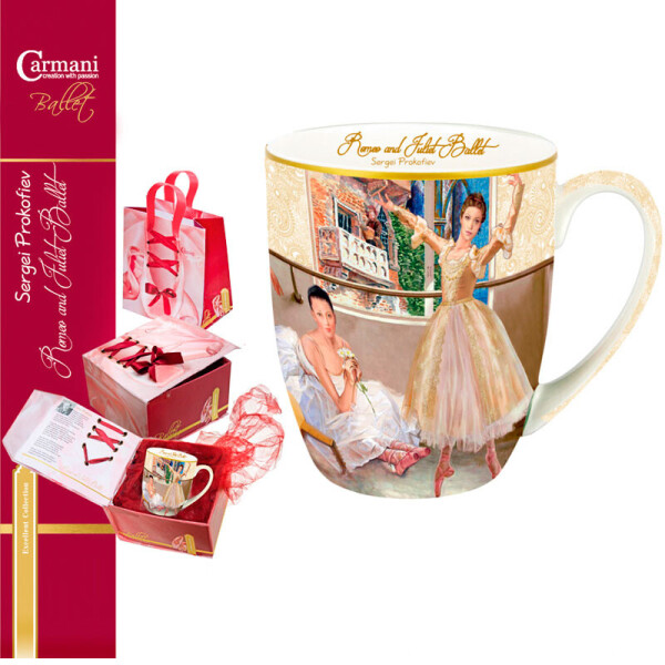 

Подарочный фарфоровый набор кружка Ромео и Джульетта Carmani 045-0601