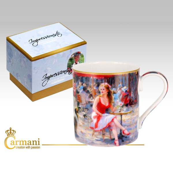 

Кружка фарфоровая София в кафе Carmani 045-0124