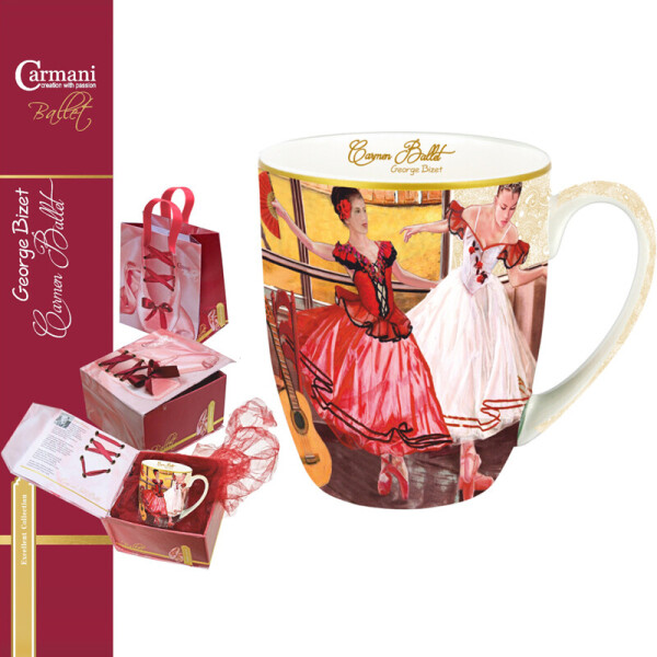 

Подарочный фарфоровый набор кружка Балерина Carmani 045-0604