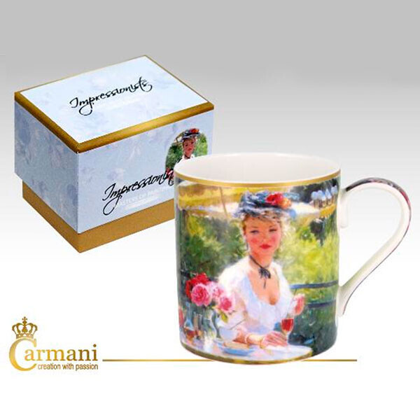 

Кружка фарфоровая Импрессионист Сиси в саду Carmani 045-0123