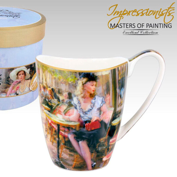 

Кружка фарфоровая София в кафе Carmani 045-0525