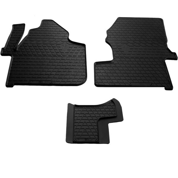 

Автоковрики STINGRAY Volkswagen Crafter I '06-16 (1+1) 3 шт Черные (1012313)