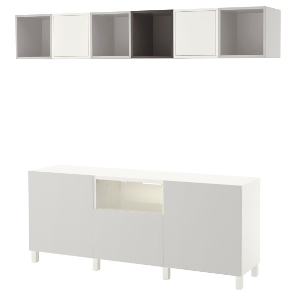 

Тумба под ТВ и полки BESTÅ / EKET IKEA 392.211.85