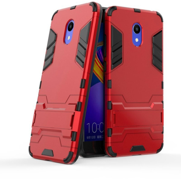 

-подставка ударопрочный Transformer для Meizu M6 с мощной защитой корпуса (Красный / Dante Red) (347275)
