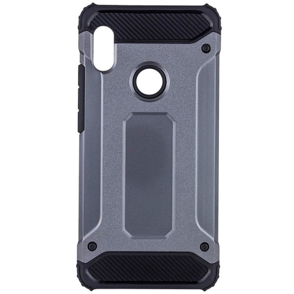 

бронированный противоударный TPU+PC SPIGEN (HC) для Xiaomi Redmi Note 5 Pro / Note 5 (DC) (Серый) (619552)