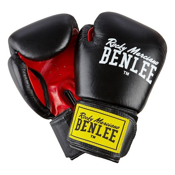 

Перчатки боксерские Benlee FIGHTER 10oz /Кожа /черно-красные