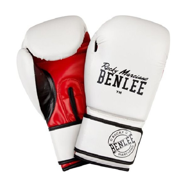 

Перчатки боксерские Benlee CARLOS 12oz /PU/бело-черно-красные
