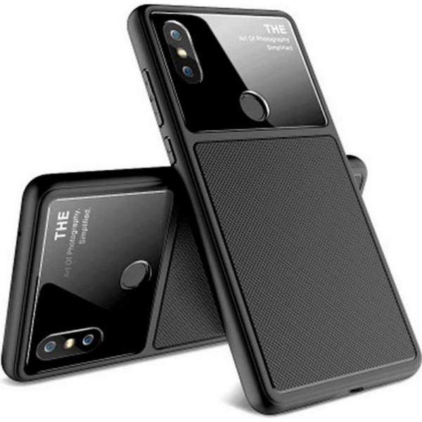 

TPU Glossy Half для Xiaomi Redmi S2 (черный) (661188)