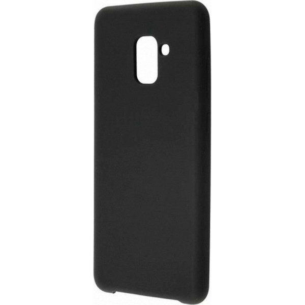 

силиконовый Soft cover для Samsung A730 Galaxy A8+ (2018) (черный / Black) (662270)