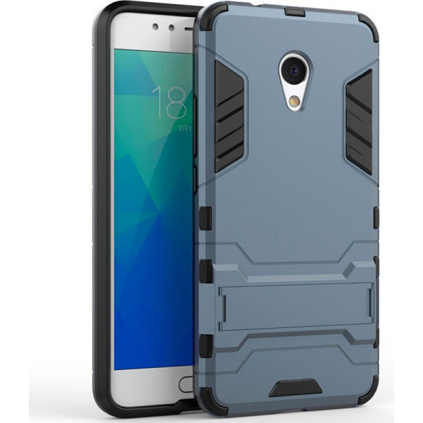 

-подставка ударопрочный Transformer для Meizu M5s с мощной защитой корпуса (Металл / Gun Metal) (665686)