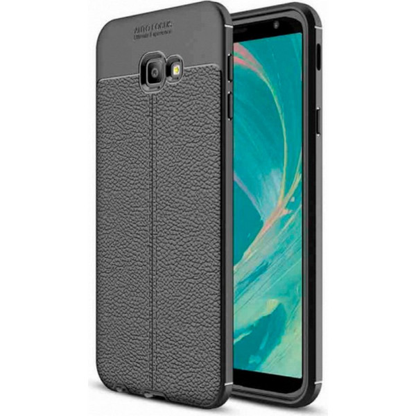 

TPU фактурный (с имитацией кожи) для Samsung Galaxy J4+ (2018) (черный) (666229)