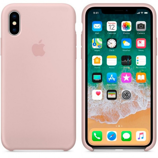 

Silicone case (AAA) для Apple iPhone XS Max (6.5") (Розовый / Pink Sand) (666489)
