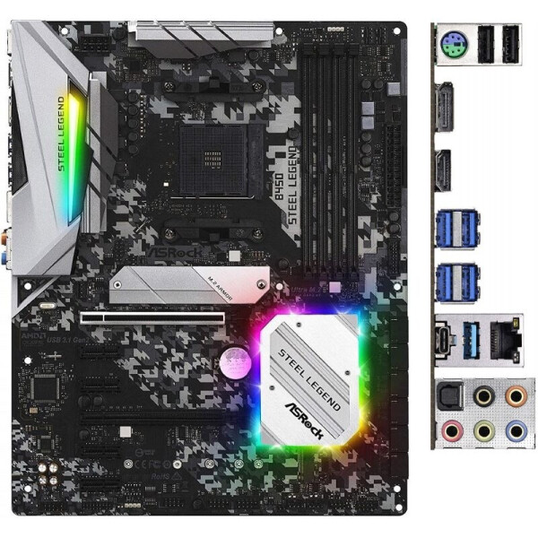 

ASRock B450 Steel Legend Socket AM4