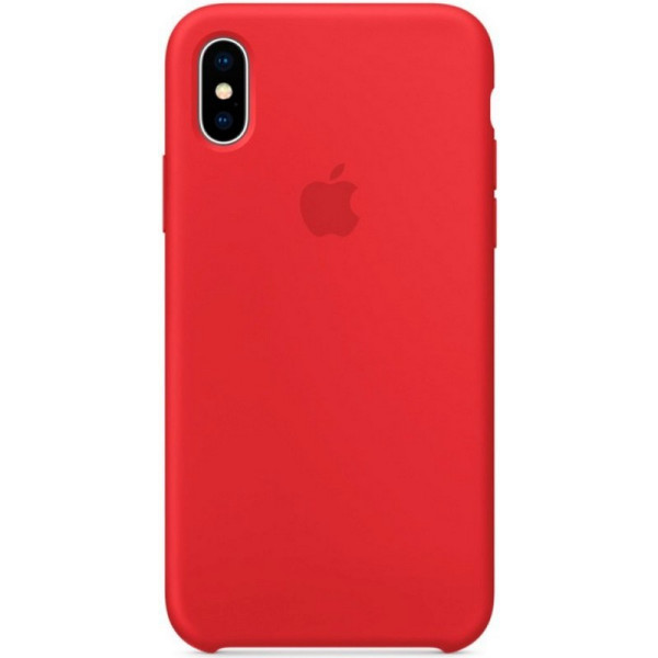 

Silicone case (A) для Apple iPhone X (5.8") / XS (5.8") (Красный / Red) (680646)
