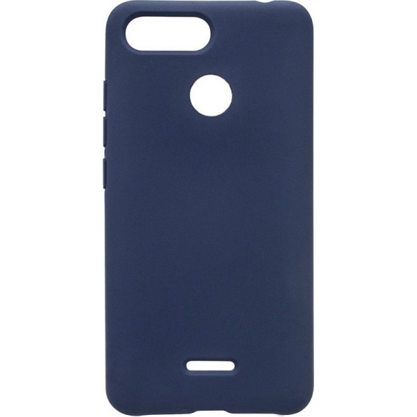 

силиконовый Deen Silicone Case для Xiaomi Redmi 6 (Темно-синий ) (681823)