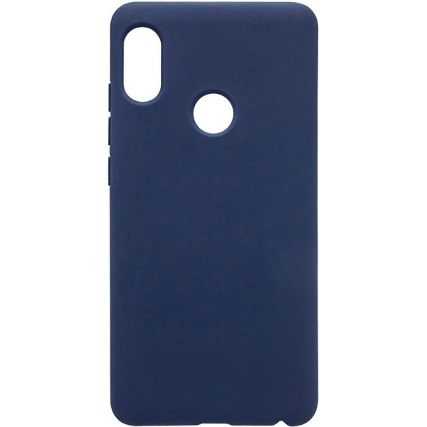 

силиконовый Deen Silicone Case для Xiaomi Redmi Note 6 Pro (Темно-синий ) (681835)