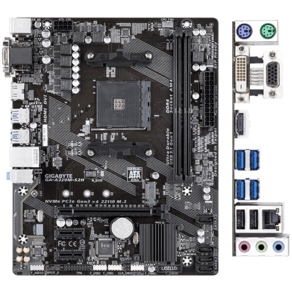 

Материнская плата Gigabyte GA-A320M-S2H
