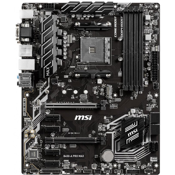 

Материнская плата MSI B450-A PRO MAX