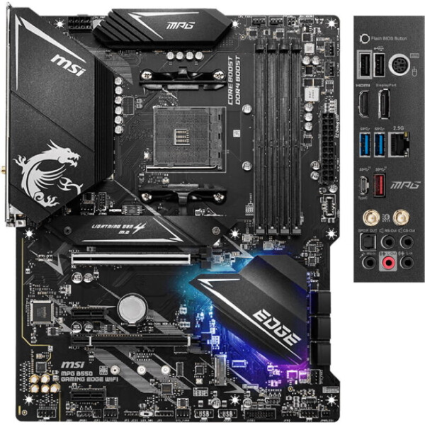 

Материнская плата MSI MPG B550 Gaming Edge Wi-Fi Socket AM4