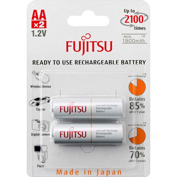 

Аккумулятор FUJITSU WHITE Ni-Mh АА/R6 2шт/уп blister (4976680591229)