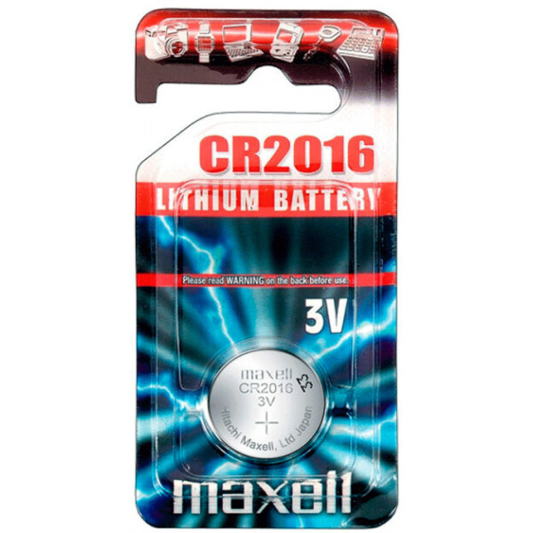 

Литиевая батарейка Maxell "таблетка" CR2016 1шт/уп (4902580103019)