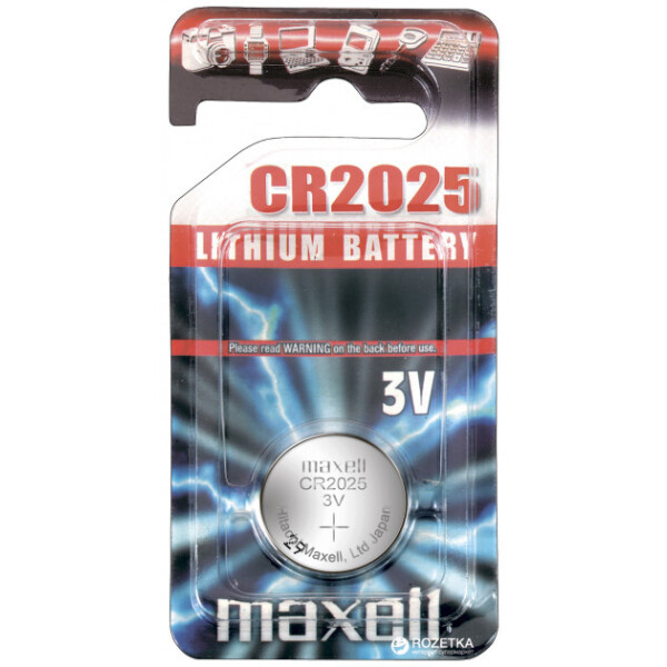 

Литиевая батарейка Maxell "таблетка" CR2025 1шт/уп (4902580103033)