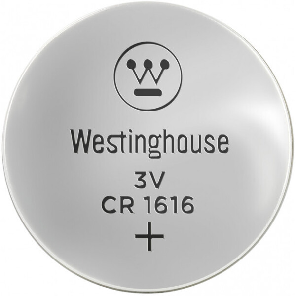 

Литиевая батарейка Westinghouse Lithium "таблетка" CR1616 5шт/уп blister (889554001653)