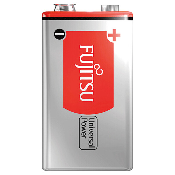 

Щелочная батарейка FUJITSU Alkaline Universal Power 9V/6LF22 1шт/уп shrink (4976680398507)