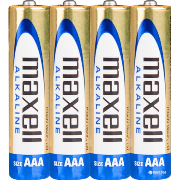 

Щелочная батарейка Maxell Alkaline Maxell AАA/LR03 4шт/уп shrink (4902580164485)