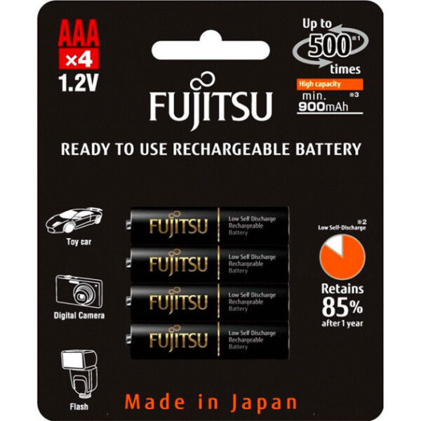

Аккумулятор FUJITSU BLACK Ni-Mh ААА/R03 4шт/уп blister (4976680591298)