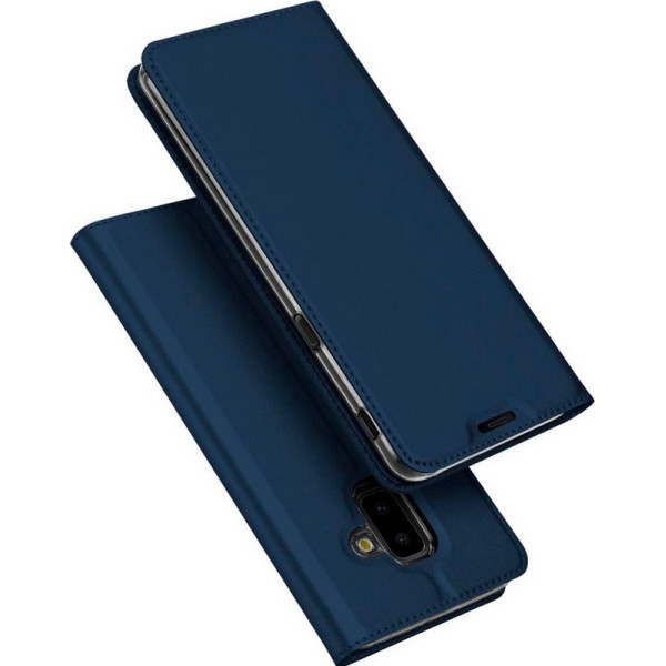 

-книжка Dux Ducis с карманом для визиток для Samsung Galaxy J6+ (2018) (Синий) (682408)
